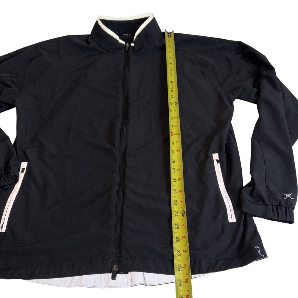 Kenneth Cole Black Reflective Golf Jacket Windbreaker Men's‎ Size XL - Picture 4 of 7